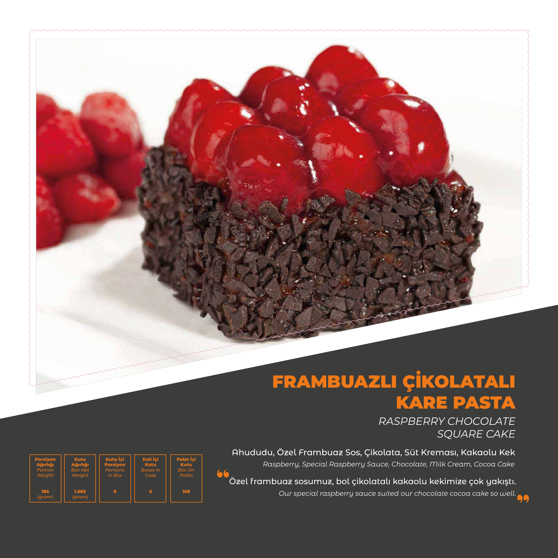 ANKA FOOD Malatya merkezli hazır gıda ve dondurulmuş ürün toptancısı. Kafe, restoran, kantin ve tüm ev dışı tüketim noktalarına geniş ürün yelpazesiyle hizmet vermektedir.